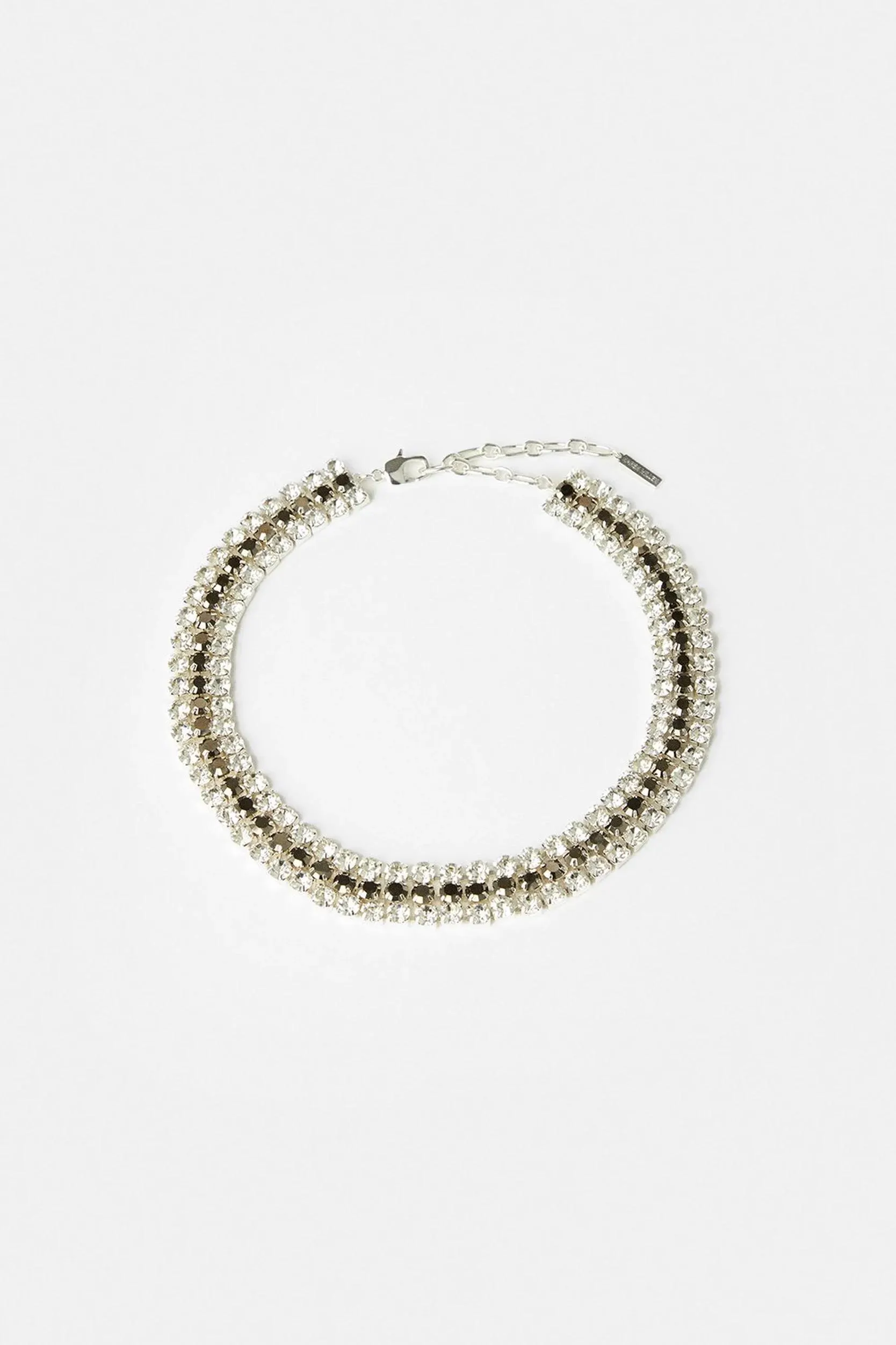 Diamante Layered Choker Necklace