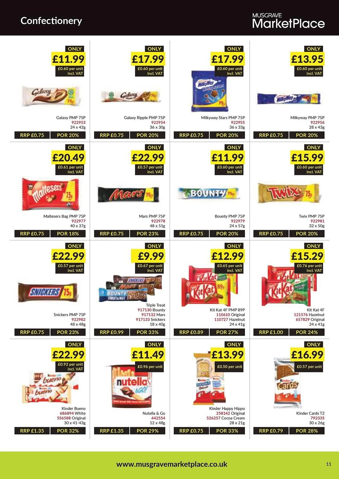 Musgrave MarketPlace leaflet from 14 July to 3 August 2025 - Catalogue Page 11