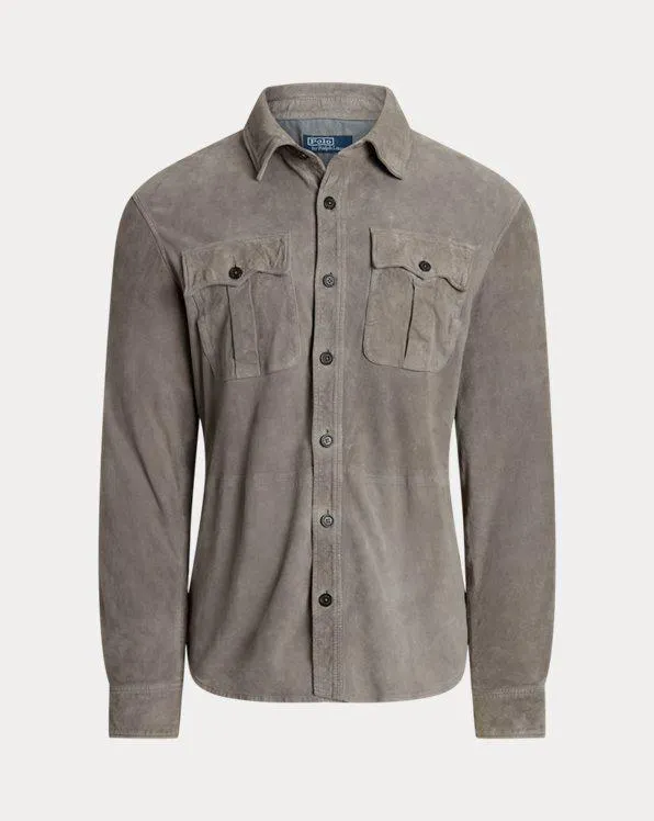 Suede Shirt Jacket