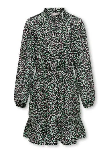 ONLY Kids Multicoloured Print Long Sleeve Dress (6-14yrs) - Age 7 Years