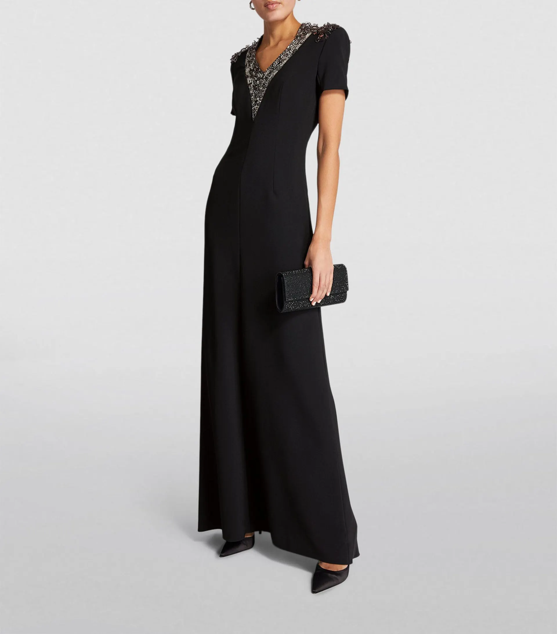 Embellished Dune Gown