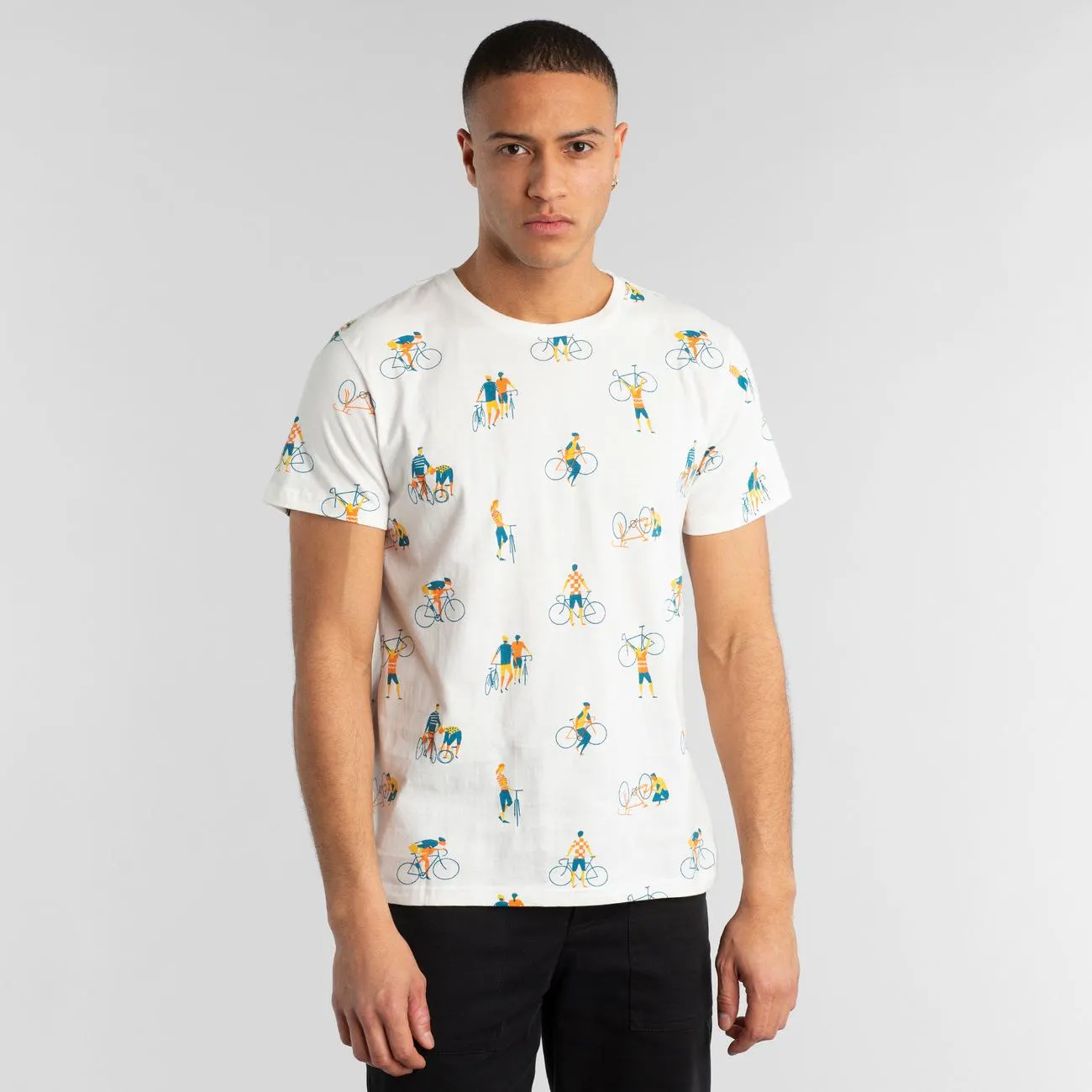 T-shirt Stockholm Bike People Off-White