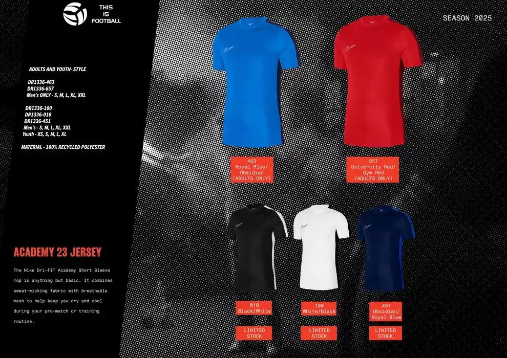Nike Teamwear 2025 Catalogue from 24 January to 31 December 2025 - Catalogue Page 9