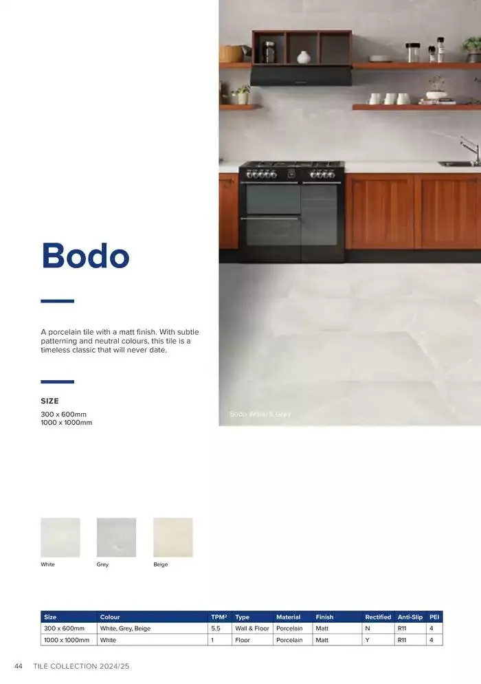 Tile Collection  from 14 January to 31 May 2025 - Catalogue Page 44