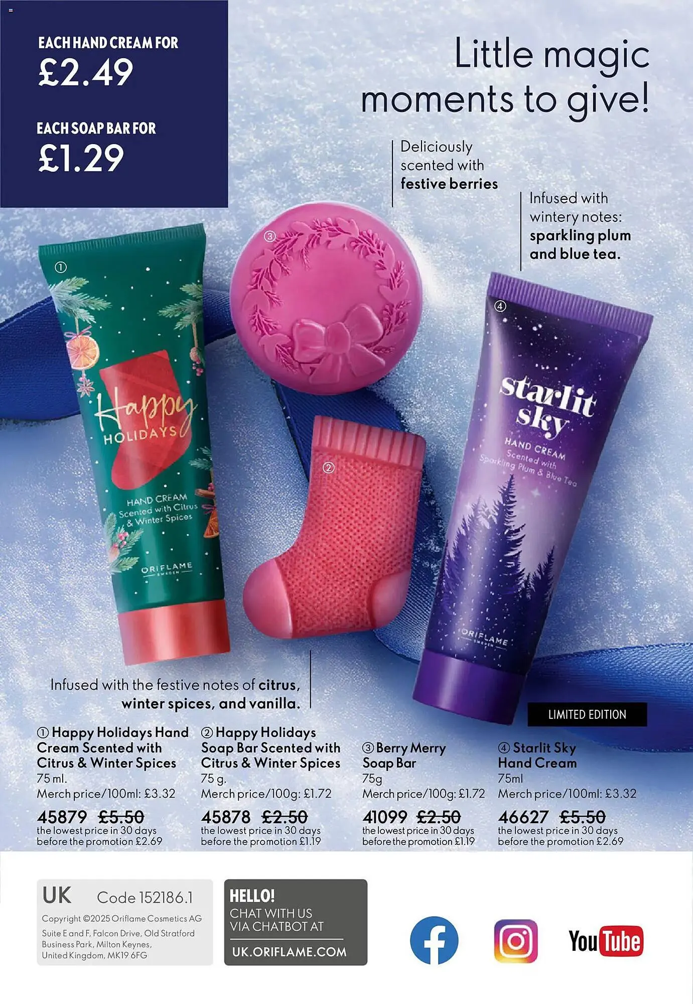 Oriflame catalogue from 3 December to 23 December 2025 - Catalogue Page 164