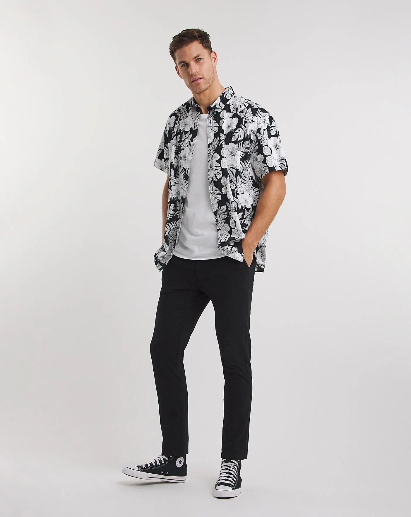 Jack & Jones Becs All Over Print Short Sleeve Shirt