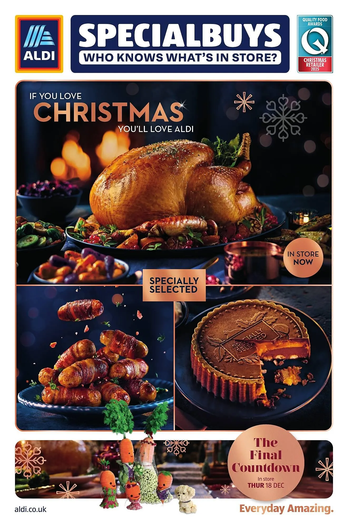 Aldi leaflet from 22 December to 28 December 2025 - Catalogue Page 1