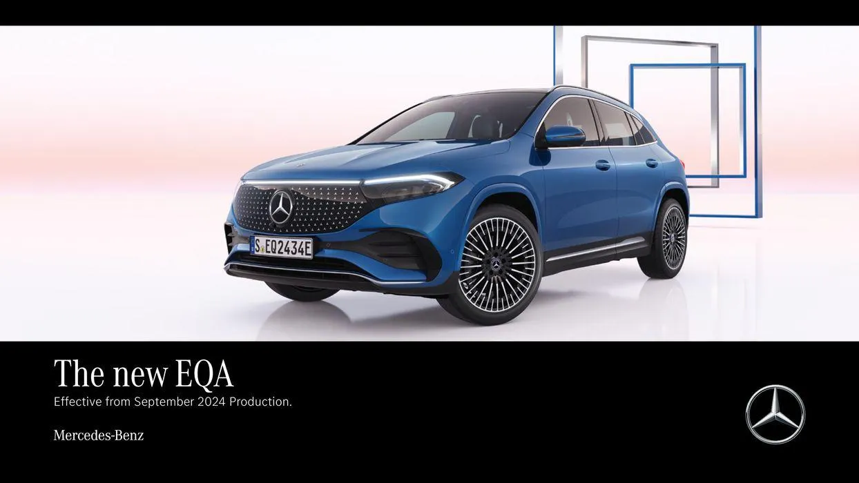 Mercedes Benz New EQA from 10 August to 10 August 2025 - Catalogue Page 1