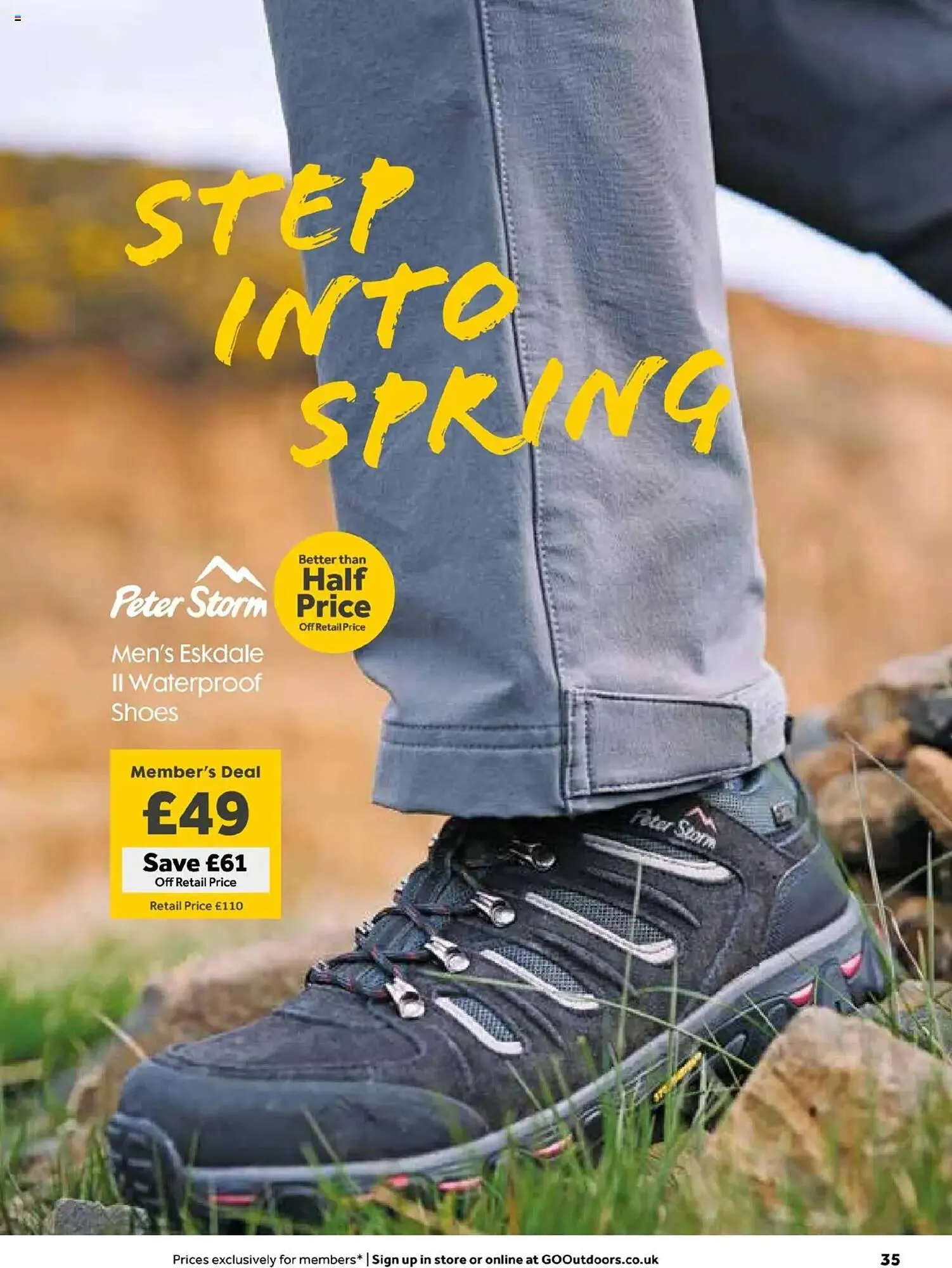 GO Outdoors leaflet from 17 March to 19 April 2025 - Catalogue Page 35
