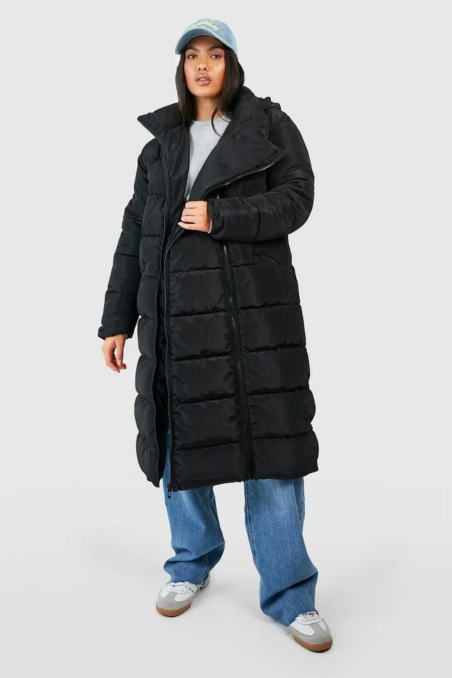 Maternity Pre & Postpartum 3 In 1 Puffer Coat With Extender
