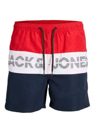 Jack & Jones Junior Multicoloured Swim Shorts (6-16yrs) - Age 14 Years