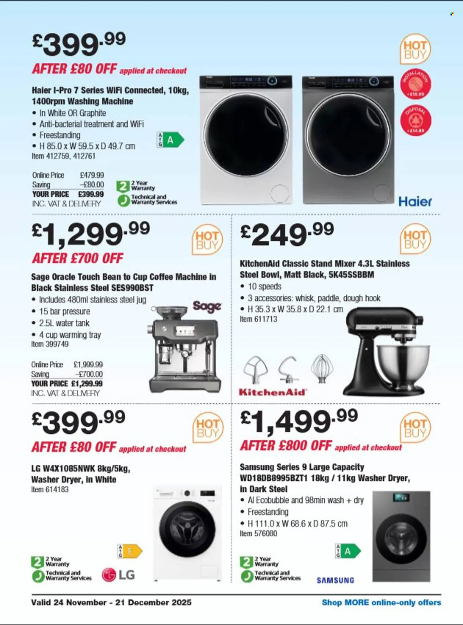 Costco leaflet from 24 November to 21 December 2025 - Catalogue Page 40