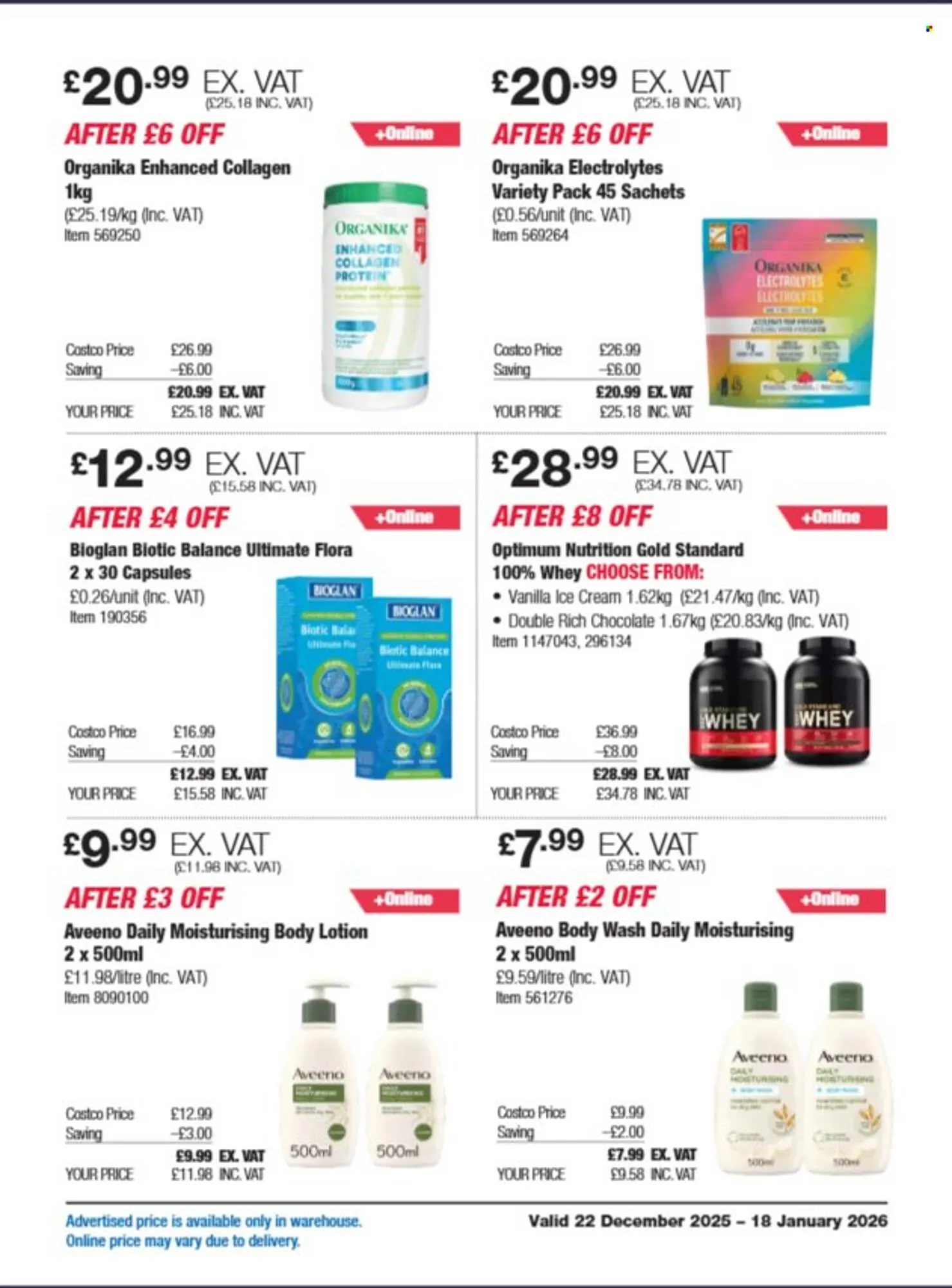 Costco leaflet from 22 December to 18 January 2026 - Catalogue Page 17
