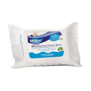 Milton Antibacterial Surface Wipes 30s