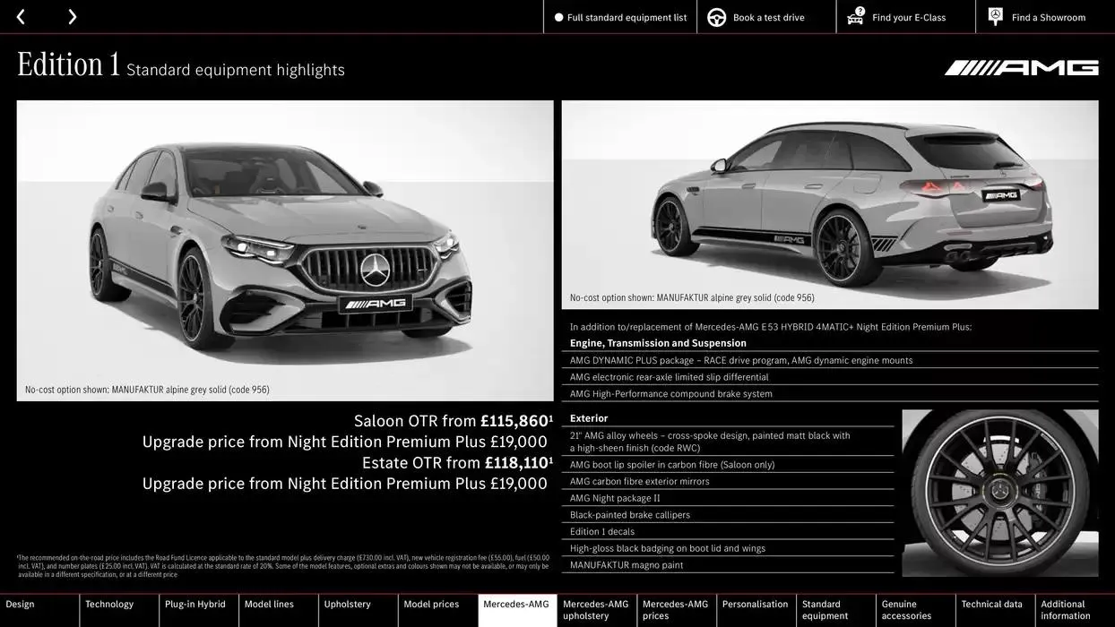 Mercedes Benz New E-Class Saloon from 17 October to 17 October 2025 - Catalogue Page 50