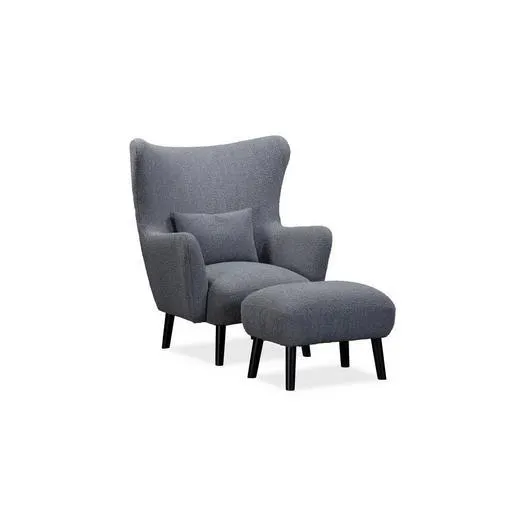 Baez Accent Chair & Footstool