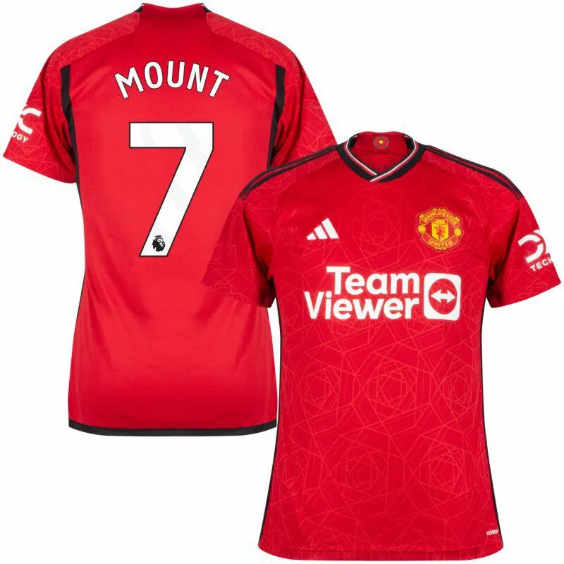 adidas Man Utd Home Mount 7 KIDS Shirt 2023-2024 (Premier League)