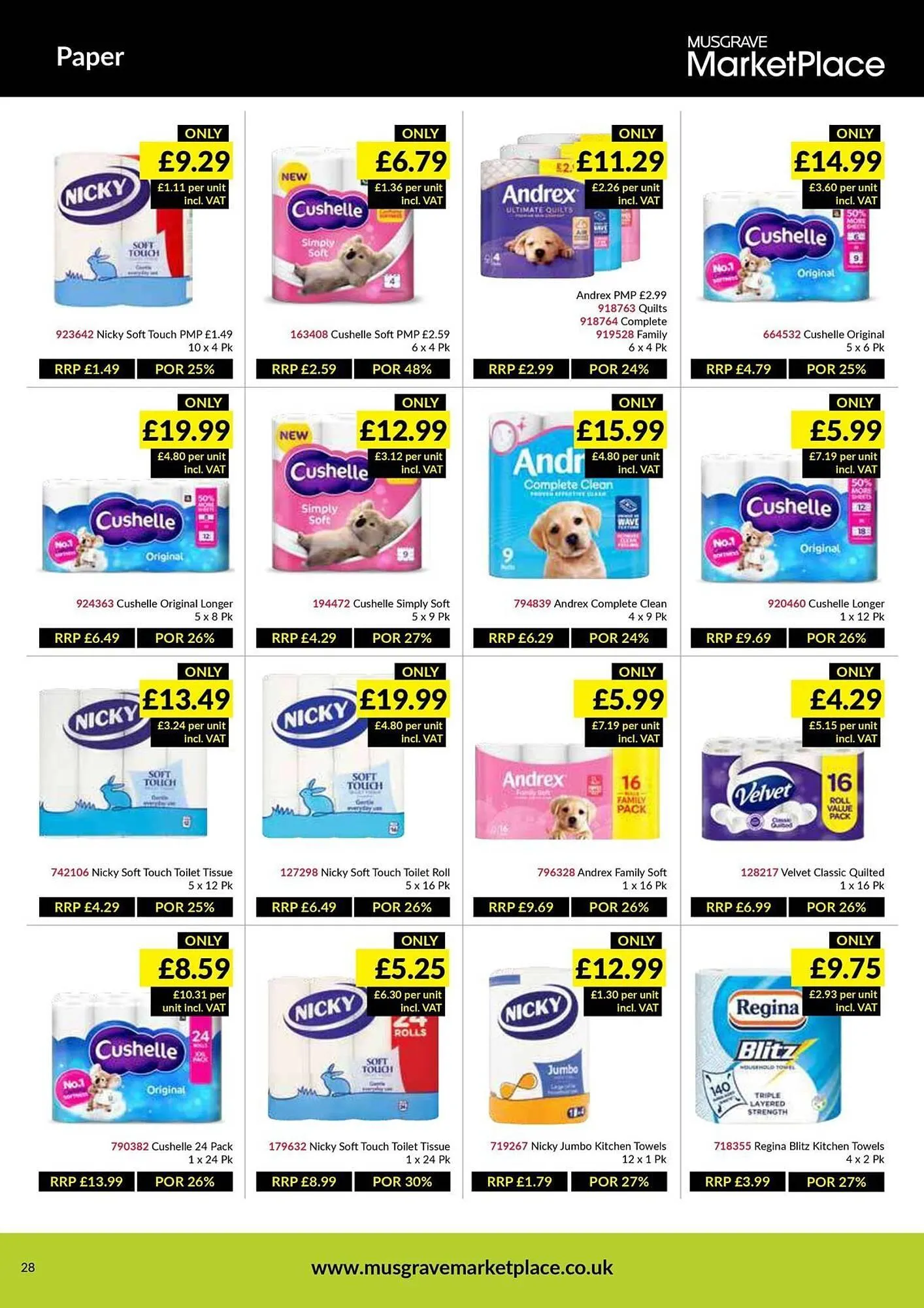 Musgrave MarketPlace leaflet from 5 January to 25 January 2026 - Catalogue Page 28