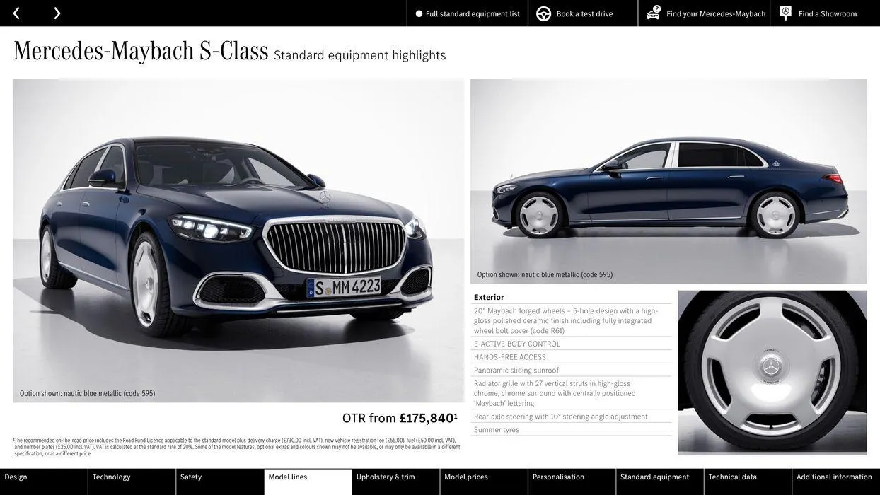 Mercedes-Maybach S-Class from 2 May to 30 November 2024 - Catalogue Page 18