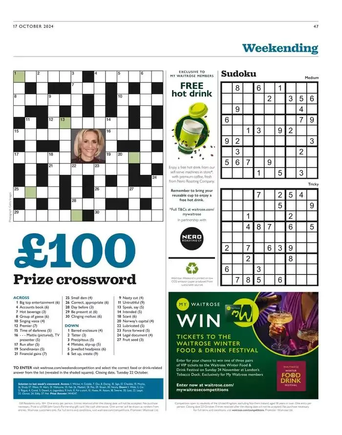 Weekend from 17 October to 5 November 2024 - Catalogue Page 47