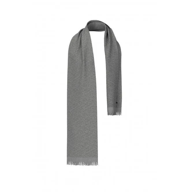 Albas-L Virgin Wool Scarf, Medium Grey