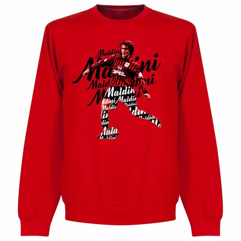 Maldini Script KIDS Sweatshirt - Red