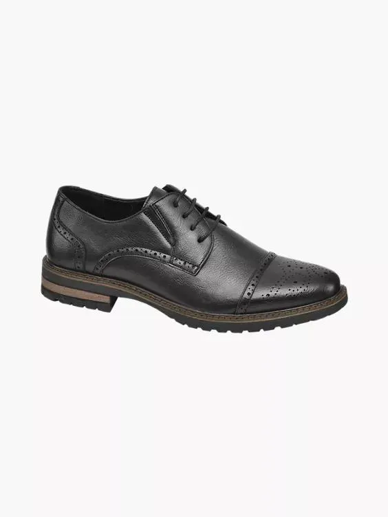 Mens Memphis One Black Lace-up Shoes