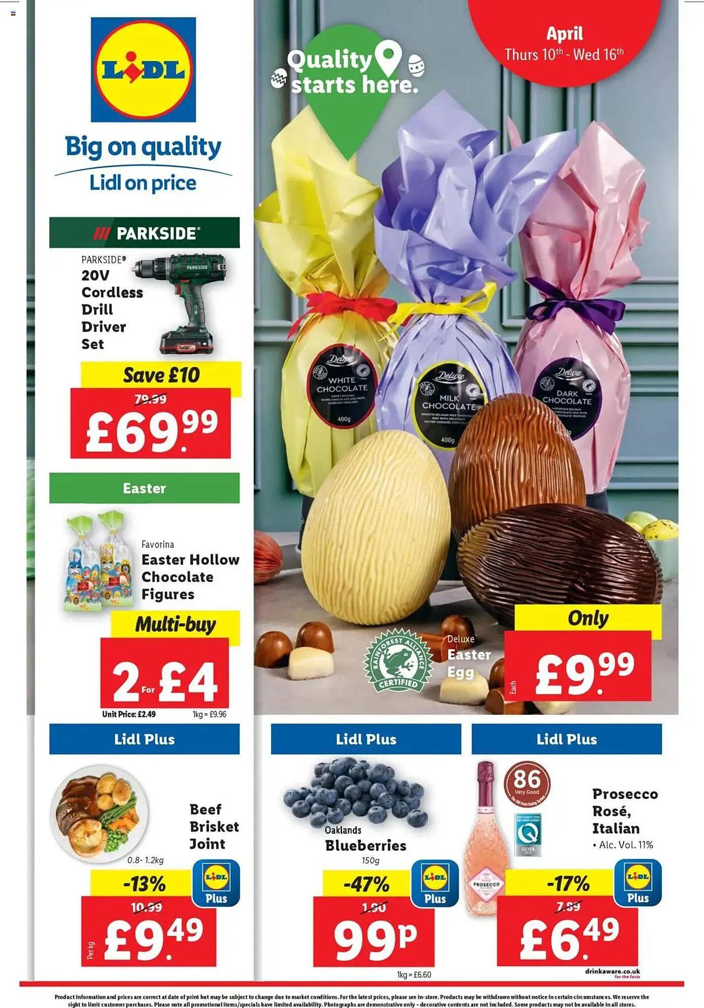 Lidl leaflet from 10 April to 16 April 2025 - Catalogue Page 1
