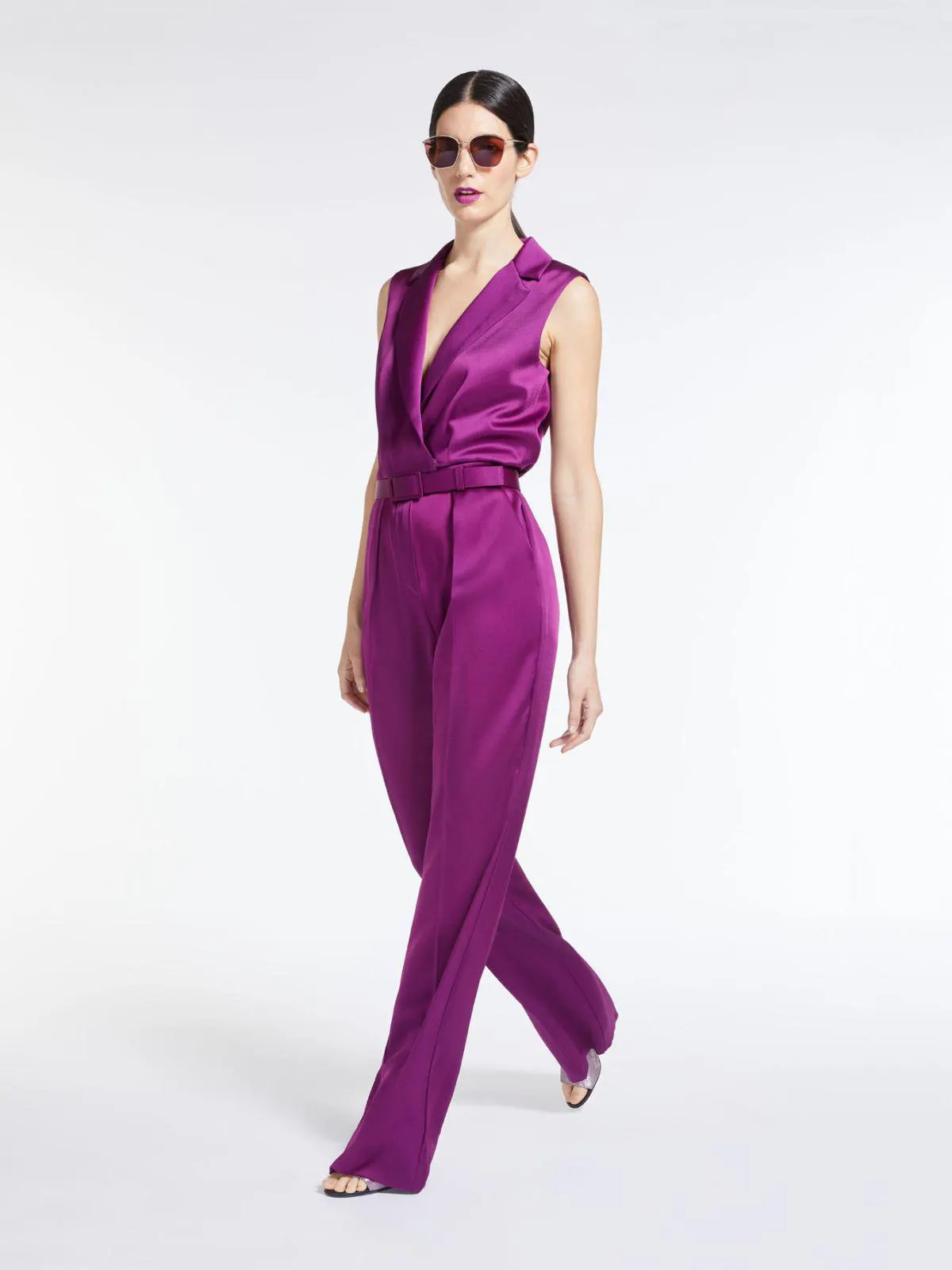 Tuxedo-look jumpsuit