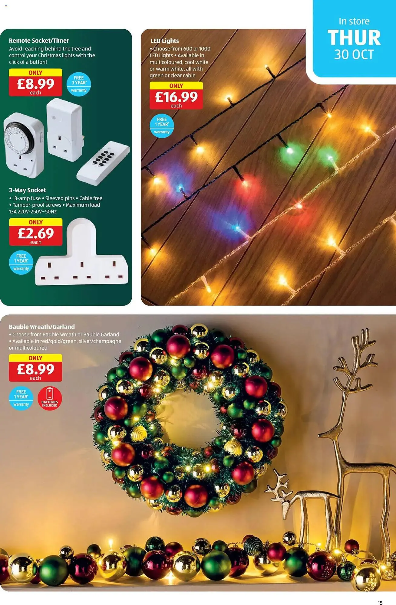 Aldi leaflet from 30 October to 5 November 2025 - Catalogue Page 15