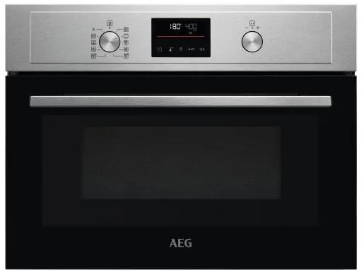 AEG KMX365060M Compact Multi-Function Oven with Microwave - Stainless Steel