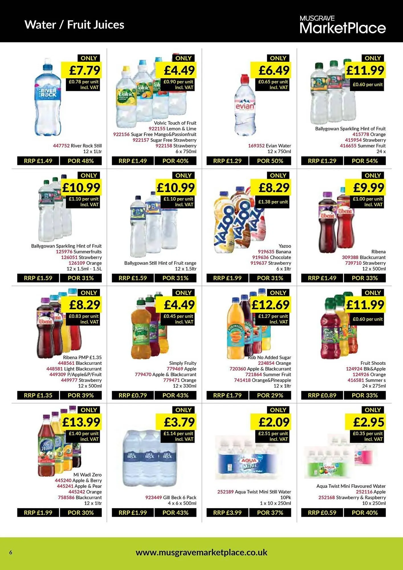 Musgrave MarketPlace leaflet from 27 October to 16 November 2025 - Catalogue Page 6