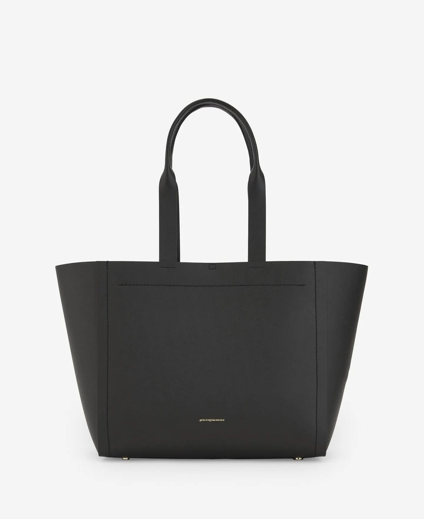 Vachetta leather shopper bag