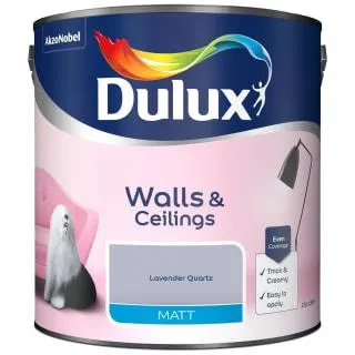 Dulux Matt Paint 2.5L - Lavender Quartz