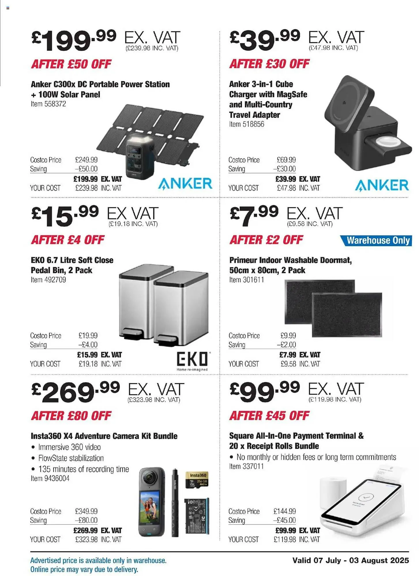 Costco leaflet from 7 July to 3 August 2025 - Catalogue Page 7