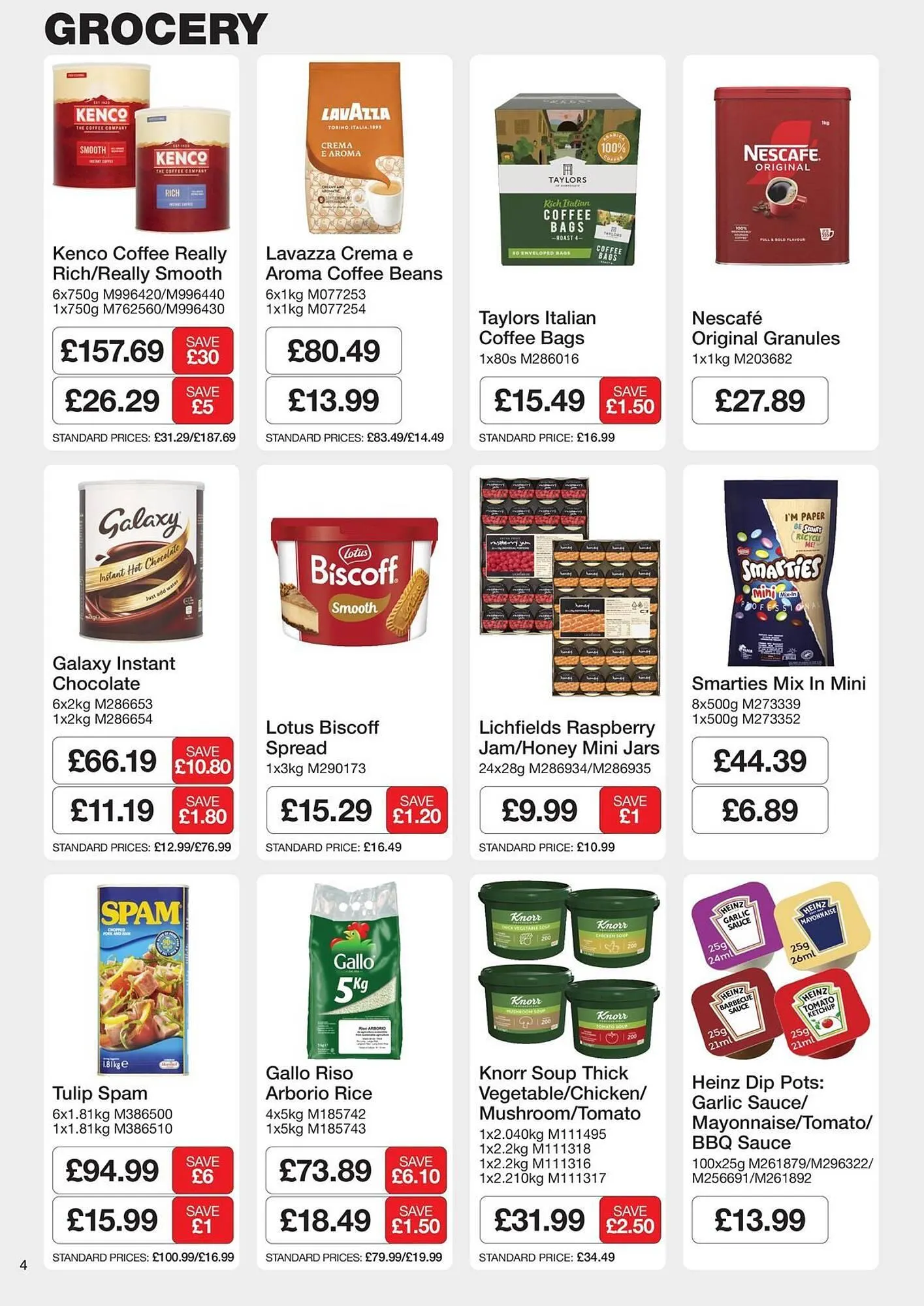 Booker Wholesale brochure from 6 November to 2 December 2025 - Catalogue Page 4