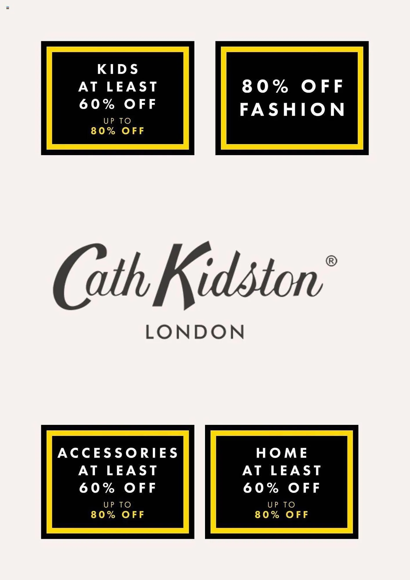 Cath Kidston leaflet - 1