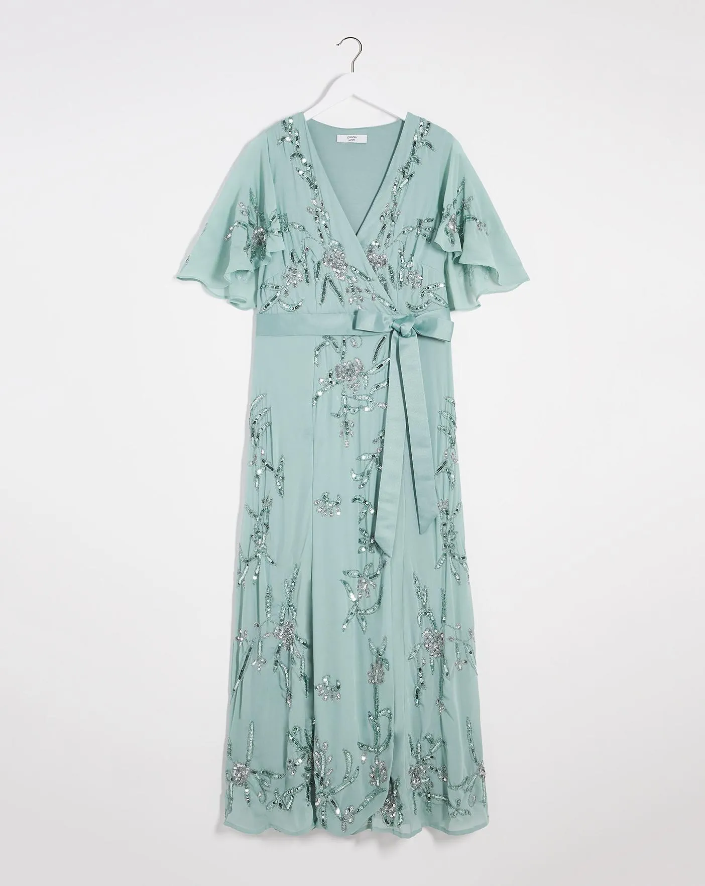 Joanna Hope Sequin Bow Maxi Dress