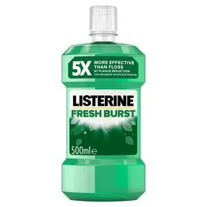 Listerine Essentials Fresh Burst Mouthwash 500ml