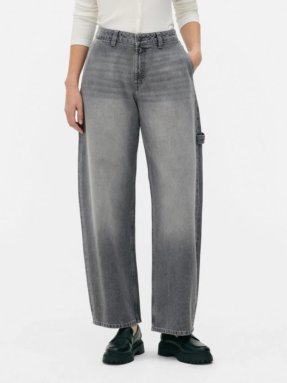 Low Rise Utility Jeans