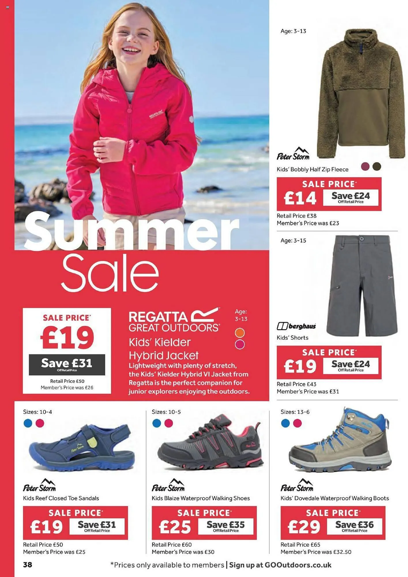 GO Outdoors Weekly Offers from 13 July to 13 September 2023 - Catalogue Page 38