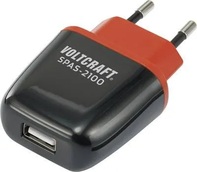 VOLTCRAFT SPAS-2100 VC-11413285 USB charger Mains socket Max. output current 2100 mA 1 x USB Auto-Detect