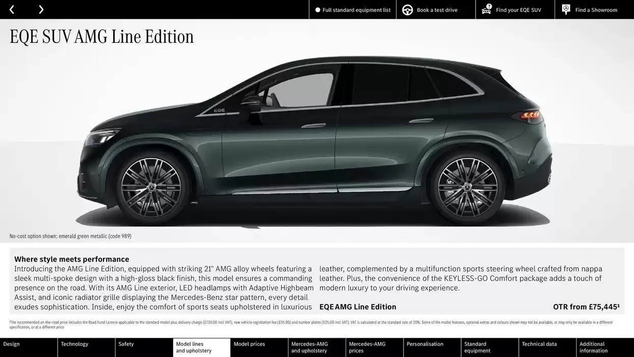 Mercedes Benz New EQE SUV from 25 October to 25 October 2025 - Catalogue Page 21
