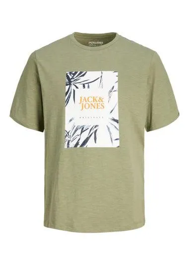 Jack & Jones Junior Green Jorcrayon T-Shirt (6-16yrs) - Age 6 Years