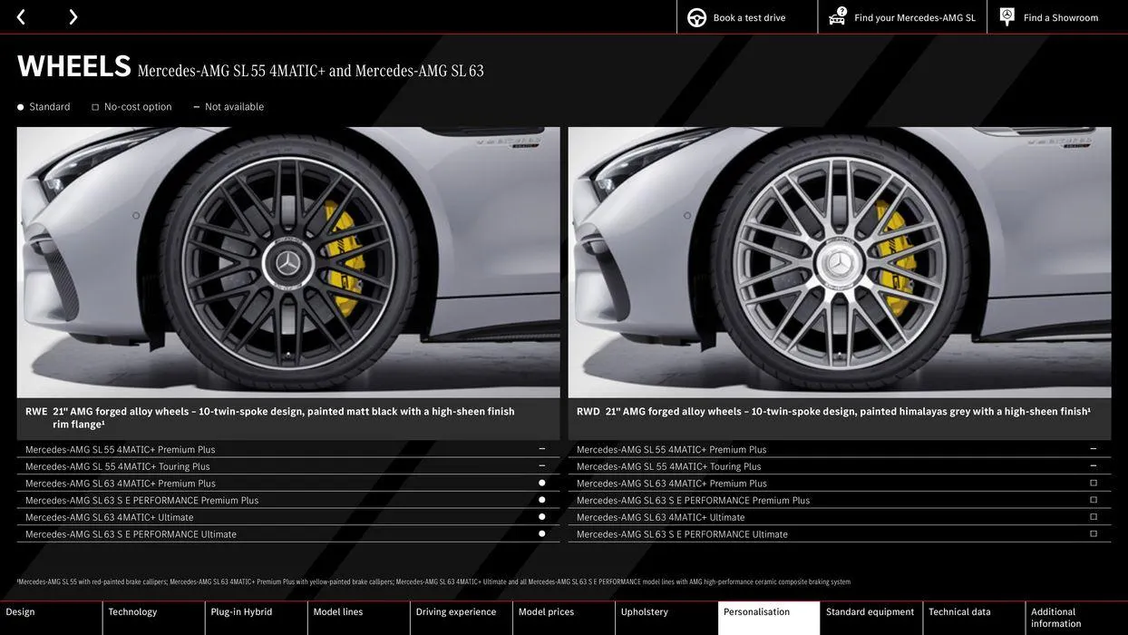 Mercedes-AMG SL from 10 August to 10 August 2025 - Catalogue Page 57