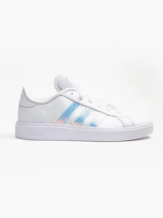 Grand Court Base 2.0 White/Clear Pink Trainers