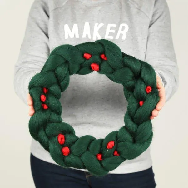 Wool Couture Plaited Wreath Craft Kit