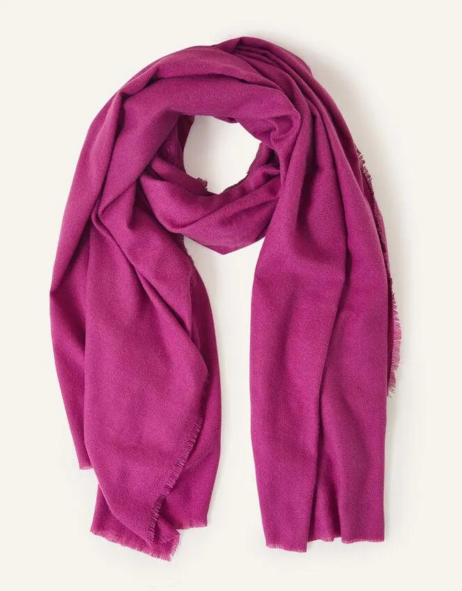 Super-Soft Blanket Scarf Pink