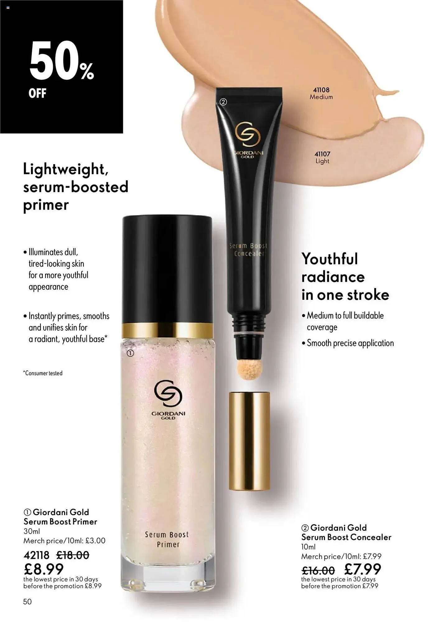 Oriflame leaflet from 11 September to 1 October 2025 - Catalogue Page 50