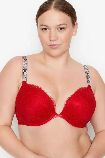 Very Sexy Shine Strap Add 2 Cups Push Up Bombshell Bra